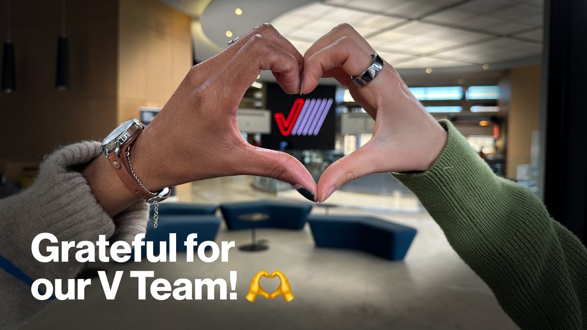 Happy Thanksgiving! Wherever you gather today, know that we’re incredibly grateful for each and every member of the #VTeam. Thanks for making @Verizon a truly great place to work! 🙏