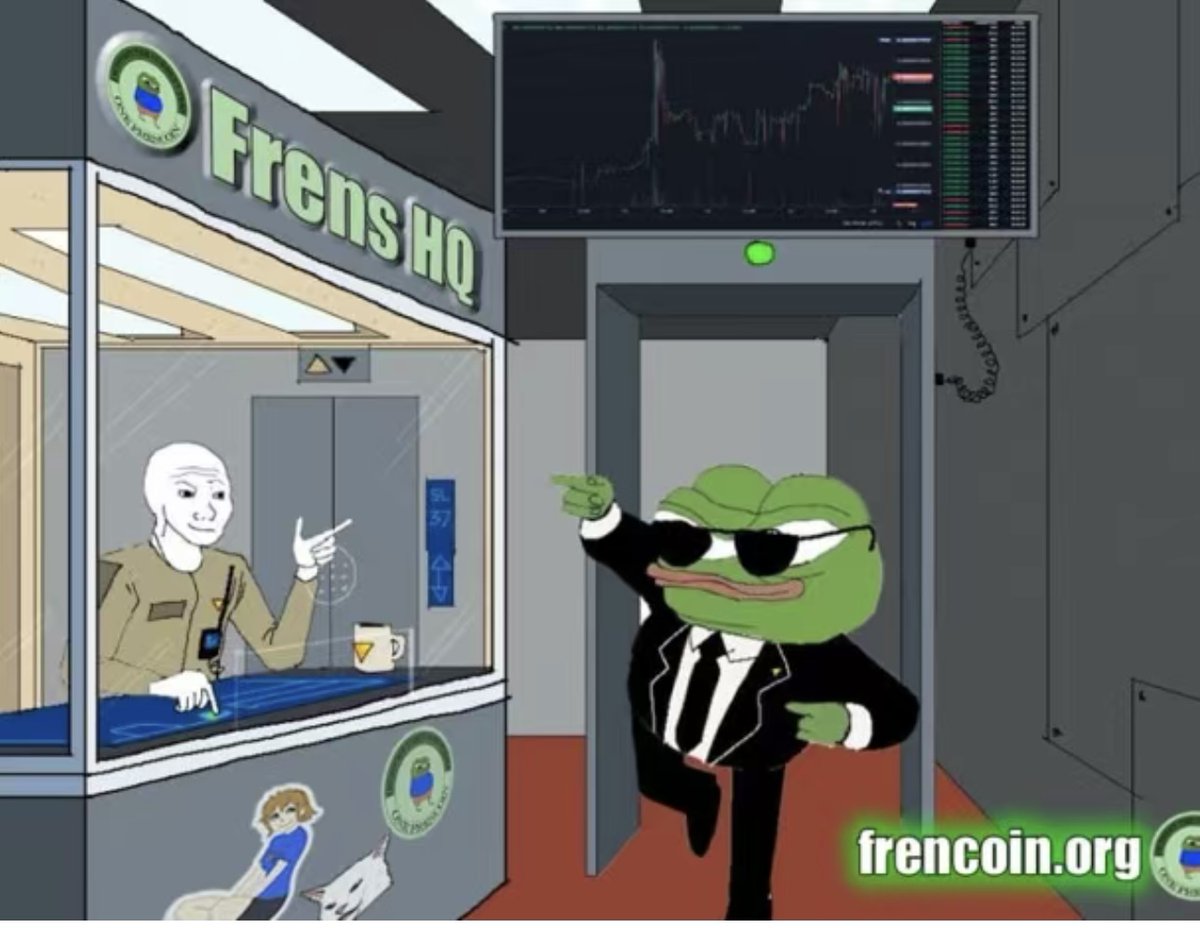 这几个月，铭文没有玩过，因为看不懂，太复杂了o(╥﹏╥)o
然后这两天冲了一个很火的矿币 #fren，买了300u，下午出了，赚了100多u，感觉还不错，哈哈哈哈哈(*^▽^*)
不过那个交易所用起来怪怪的，而且这个币感觉和pepe图片很像