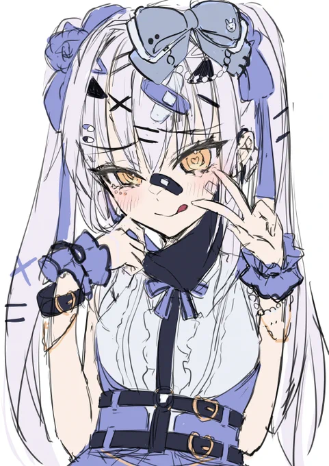 似合いすぎてて爆笑したw  地雷系メリュ子らふ～