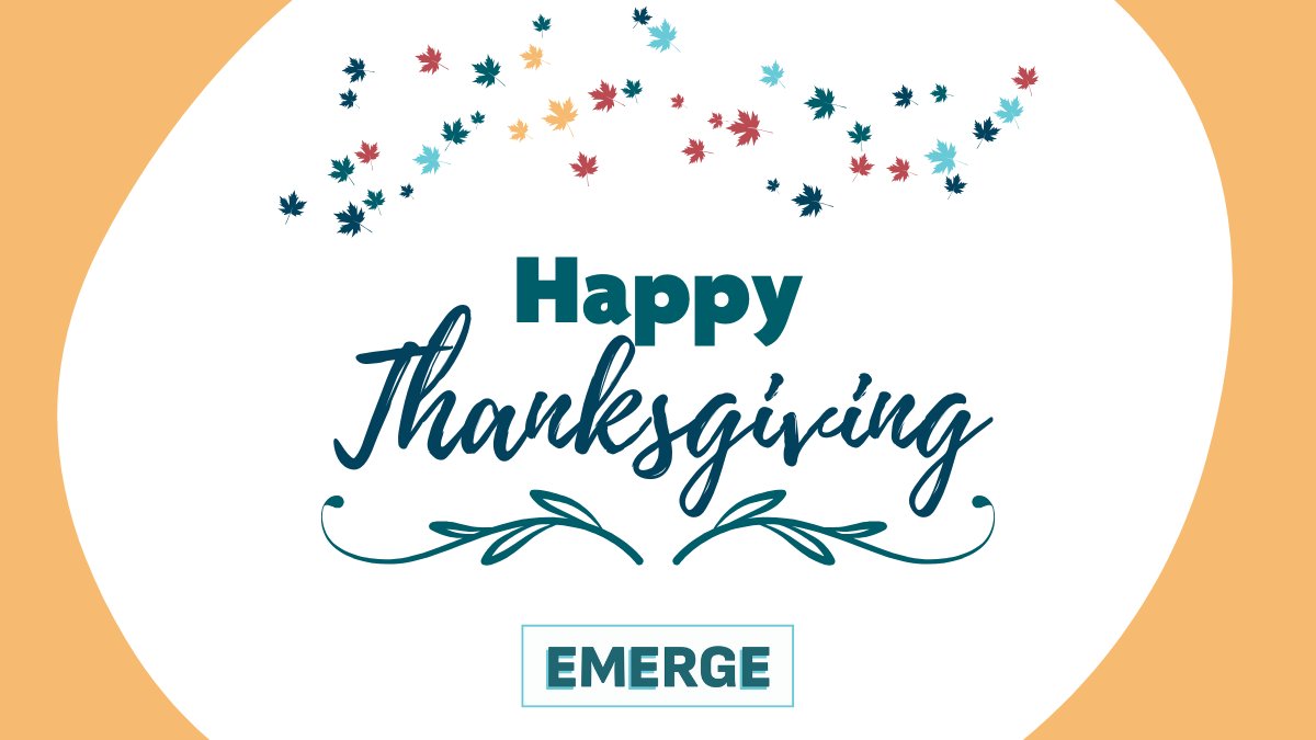 EmergeAmerica's tweet photo. Happy #Thanksgiving! We wish you and your family a safe and enjoyable holiday. https://t.co/lGAeu73BK9