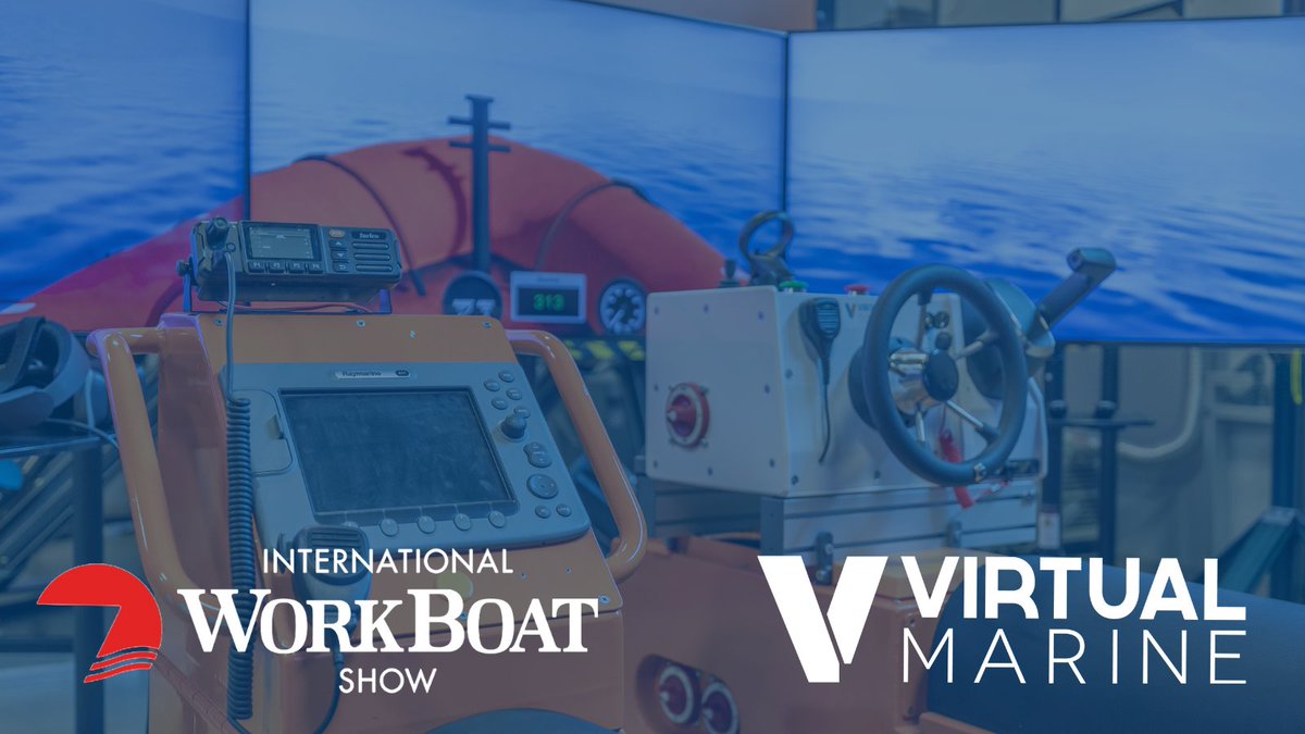 virtual_marine's tweet photo. We're attending the International Workboat Show in New Orleans Nov 29 - Dec 1! Come try technology from the first company to offer IMO approved digital solutions for lifeboat training, VM. Visit us at booth #2562. #BeReady #IWBS23 #workboat #workboatshow https://t.co/fZUV1qbk2u