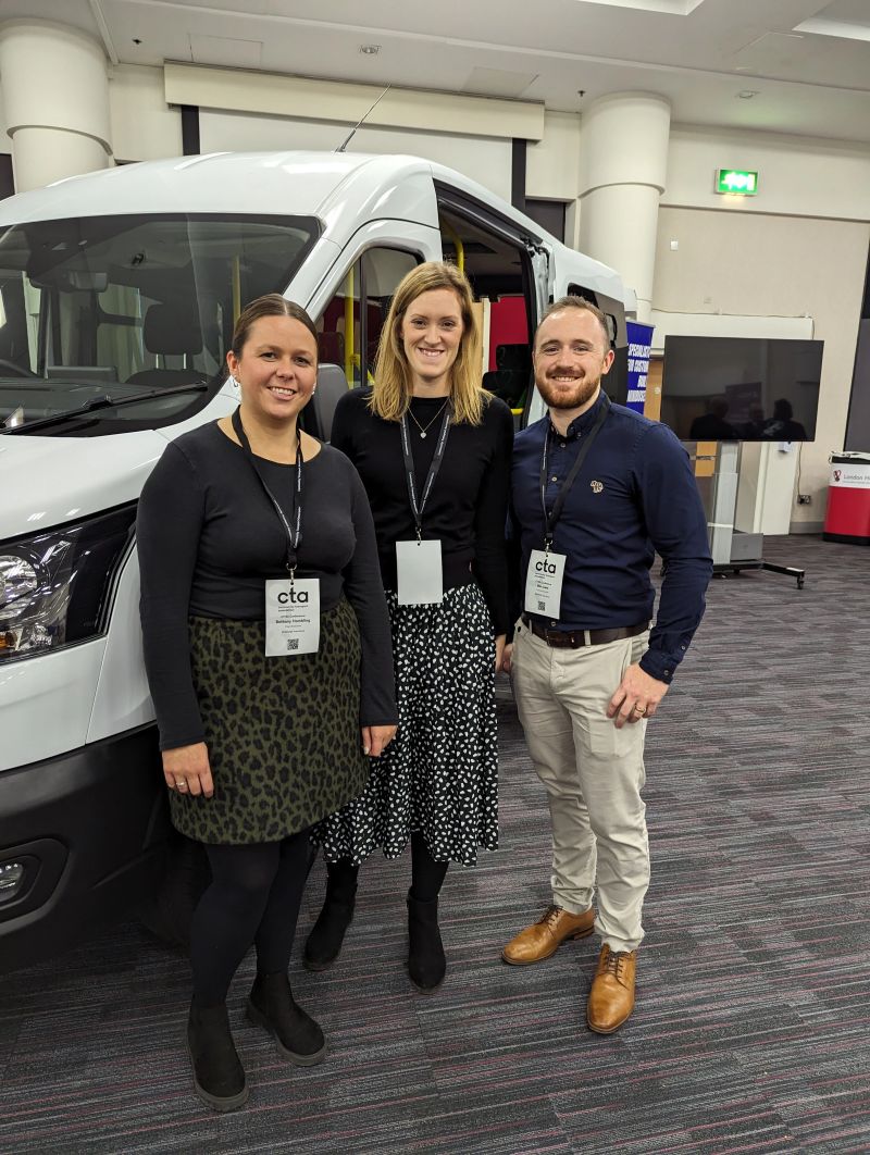 CTAUK1's tweet photo. The @Endsleigh team with the #CT23 minibus! 🚐✨

@Endsleigh are the sponsors of our Innovation in Volunteering #CT23Award and have a stand at our conference today - make sure to say hi and ask them any insurance related questions you have! https://t.co/HkOCxO7PDV