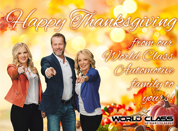 Reedhasit's tweet photo. Happy Thanksgiving from our World Class family to yours! We wish you &amp; yours a safe &amp; happy holiday. To shop great #BlackFriday deals, visit https://t.co/KwpwVKnZXs. https://t.co/lTDUswQpTH