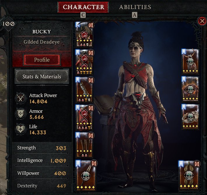 MattGoesBuck's tweet image. Level 100 ball bag ✅

1,000 intellect gang ✅

#DiabloIV 

My build: maxroll.gg/d4/planner/991…