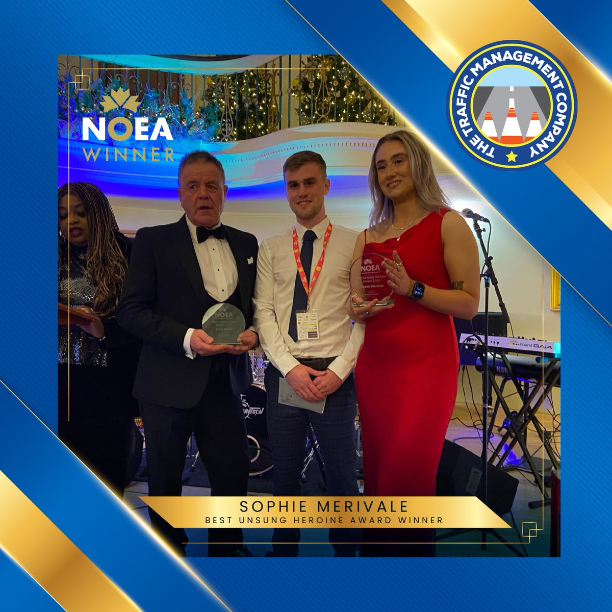TrafficMgmtComp's tweet photo. 🏆 We would like to say a huge congrats to our Snr Ops Manager, Sophie Merivale, for securing the Best Unsung Heroine Award at the 2023 NOEA Awards!🌟 Your hard work behind the scenes hasn't gone unnoticed. We are all proud of Sophie.👏 

#NOEAAwards #UnsungHeroine #WellDeserved https://t.co/wNYozaWI85