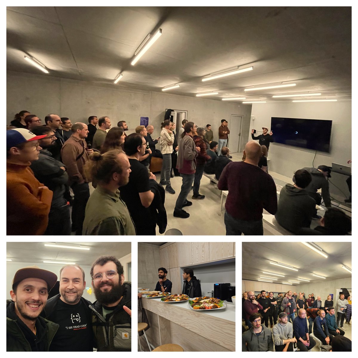 Berlin's MotherDuck/@duckdb meetup was a hit, full house! 🎉 Kudos to speakers @_Blef, @mesirii, our host @dltHub , @hfmuehleisen for joining and all attendees. Catch the session soon on our channel: youtube.com/@motherduckdb Stay tuned for the next one! 🗓️👀