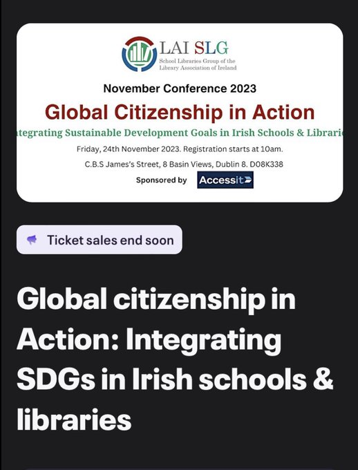 SLG_LAI's tweet photo. 🌟🌟Just one more sleep until our Autumn Conference. Theme is Global Citizenship in Action and our exciting guest speaker lineup includes nature photographer @TinaClaffey &amp; Katie Martin from Development Perspectives. Still time to book - so don't miss it!
https://t.co/aO7CELYScK https://t.co/3DeBQJvUL2