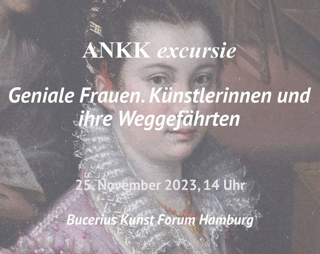 Am kommenden Samstag findet unsere nächste #ankkexcursie @BuceriusKunst statt! Wir besuchen dort gemeinsam die Ausstellung #genialefrauen. Für Kurzentschlossene ist die Anmeldung noch möglich ankk.org/aktuelles/ankk…