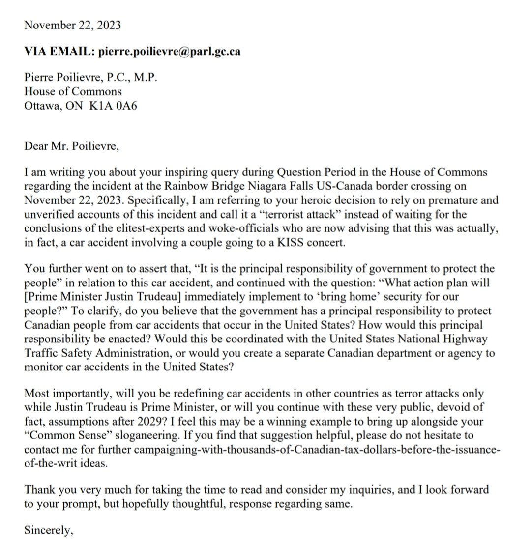 Sent a letter to PP. 🙂
The subject line of the email: Campaign Ideas