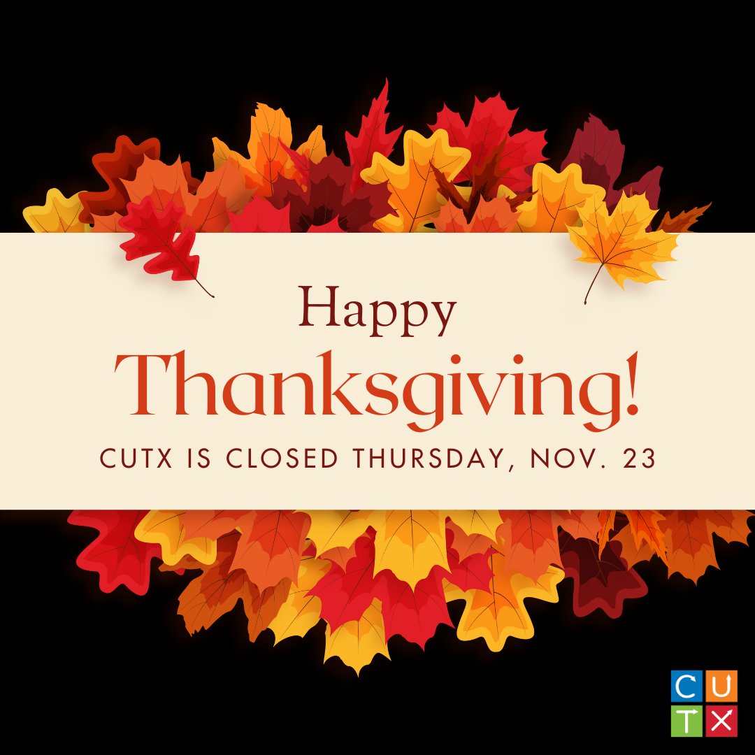 Closed for Thanksgiving — Teachers CU