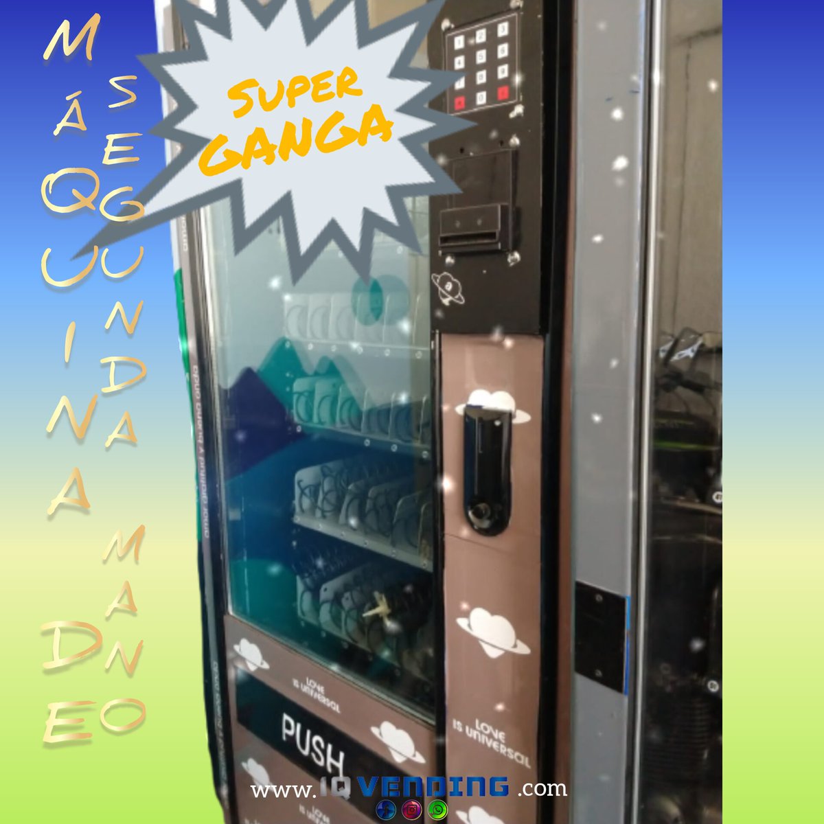 IQVENDINGSAS's tweet photo. Aprovecha esta oportunidad antes de que finalice el año...
Máquina Dispensadora SIN REFRIGERACIÓN.
Con o sin sistema de pago.
Desde 6 millones...

#vending #maquinadispensadora #oferta #GANGAZO https://t.co/WvNuRX29T6