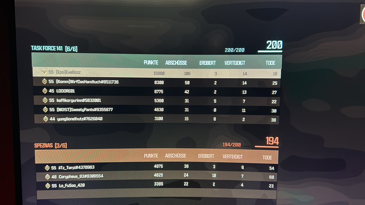 Erstes 100+ gestern spielt plus Nuke