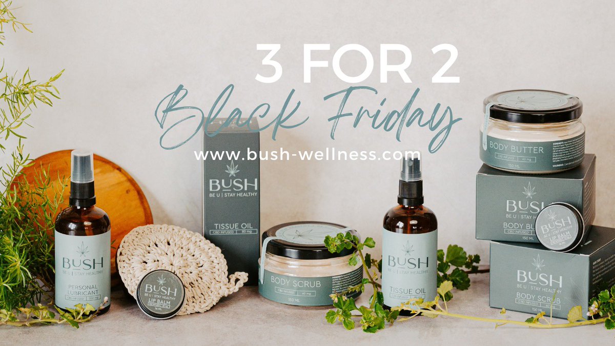 johnlouisoneil's tweet photo. Black Friday is HERE! 🌟🛍️⁠
⁠
3 for 2 special ONLY on Black Friday 24 November 2023 🛒 buy any 3 Bush Wellness products for the price of 2, you'll get the cheapest item for FREE! ⁠

Get even more savings by using promo code: BLACKFRIDAY

Visit: https://t.co/I3hsKdodUV NOW! https://t.co/p8mMvlP4FE