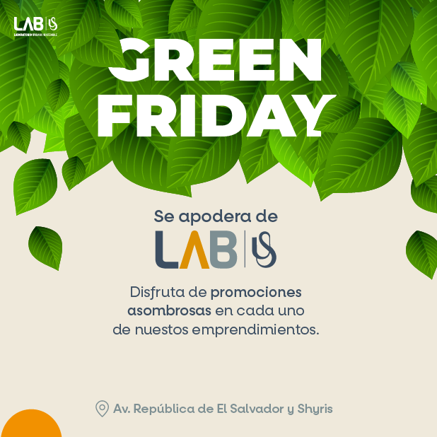 labus_ec's tweet photo. ¡El #GreenFriday ha llegado a #LabUS! 🧡♻️  

Este viernes 24 y sábado 25 de 10 ama 18:30 pm

Descubre las increíbles #promociones que cada uno de nuestros #emprendedores tiene para ti. 🛍️ 

¡#Compras #sostenibles en un solo lugar! 🌎✨ https://t.co/5Pczsx3MfV