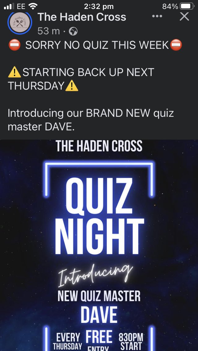 Quiz night update