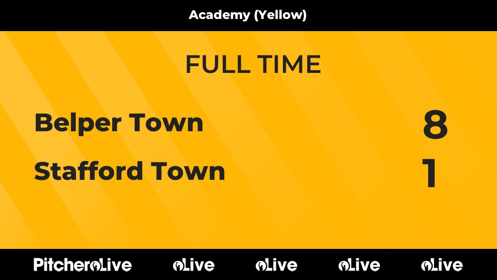 BelperTownFC's tweet photo. FULL TIME: Belper Town 8 - 1 Stafford Town
#BELSTA #Pitchero
https://t.co/DPzOfDFrJ9 https://t.co/3RnTI0FMAR