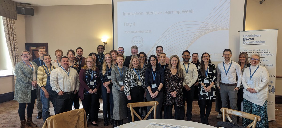 BevanCommission's tweet photo. As we wrap up this year's Innovation Learning Week, we're filled with gratitude. It's been a week of insightful reflection and developing much needed innovations. After an enriching week of learning and sharing, we're excited to see how our attendees will champion better health and care in the years to come.
