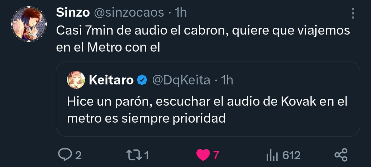 KdeKovaK's tweet image. No vuelvo a mandar más audios.
