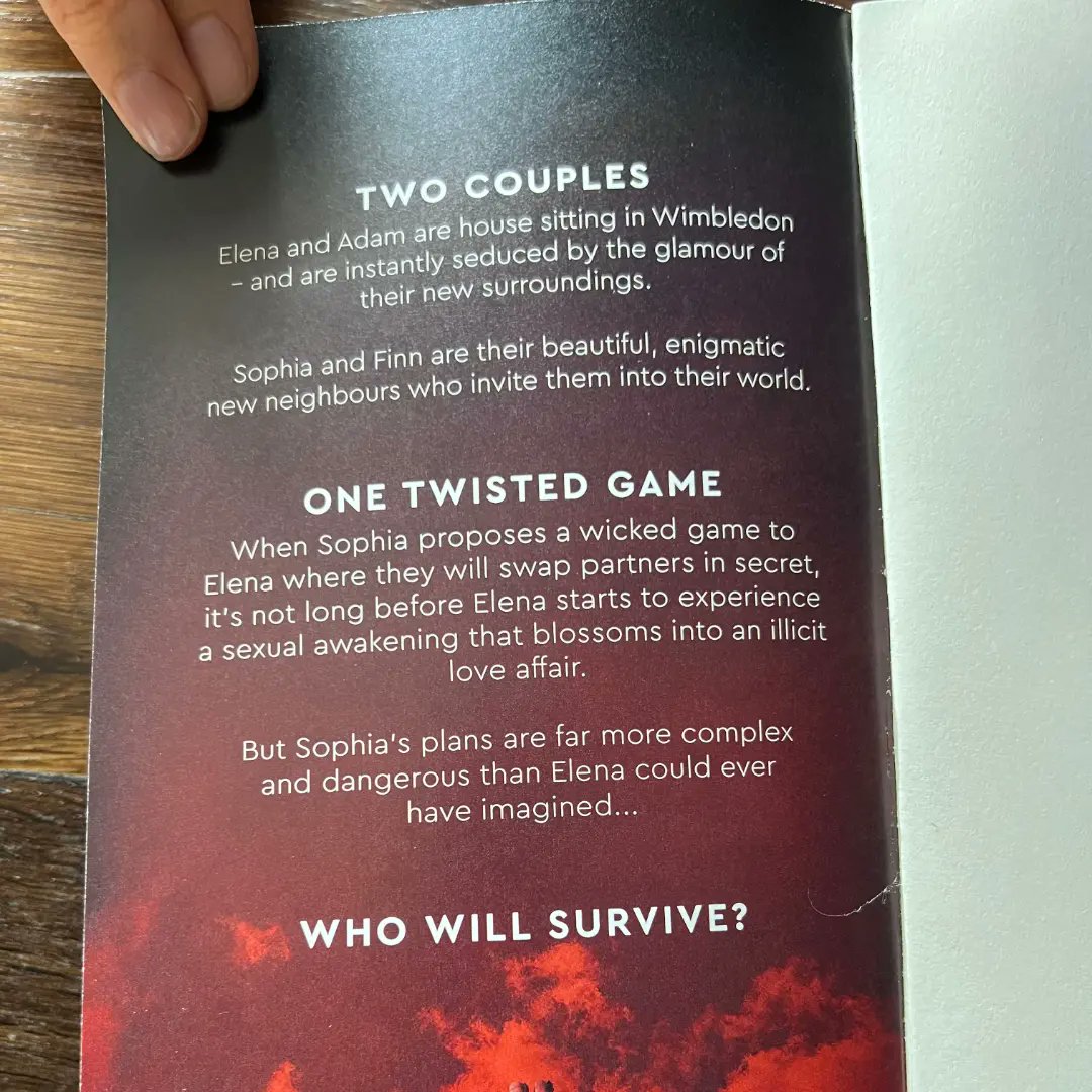 Running a competition for a signed proof of my psychological thriller The Switch, out from <a href="/centurybooksuk/">Century Publishing</a> &amp; <a href="/PamelaDormanBks/">Pamela Dorman Books</a> in May 2024. Praised by Sabine Durrant as 'utterly compulsive'. RT and follow to win! Ends 30th Nov midday.