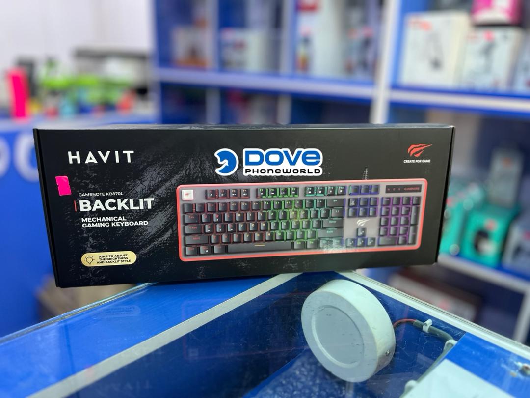 Dove_Phoneworld's tweet photo. *⌨️HAVIT GAMENOTE KB870L:N23,000*
⌨️Mechanical gaming keyboard 
🪢USB Type interface
👻26 Anti-ghosting keys
🔹Metal face plate design
🏳‍🌈5 colors border
🪢1.5m cable length
#Havit #dove #sabinus #trending #game #gaming #trending #viral #celebrity #nationwide https://t.co/5BOMuxnjXN