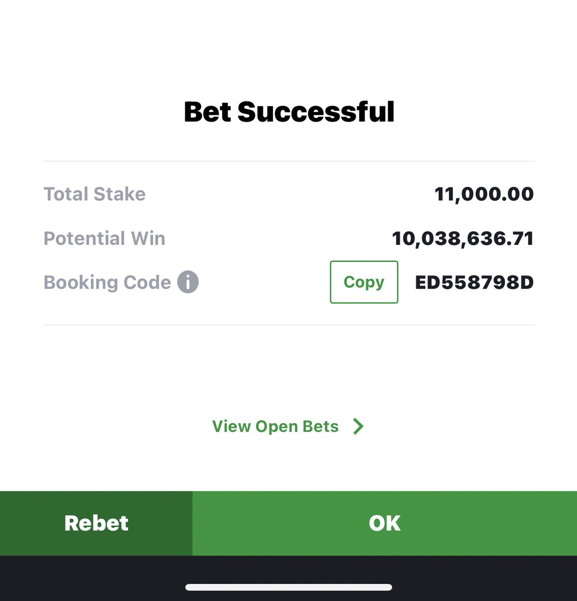 800 Odds !! 

ED558798D

Edit ! Flex ! Stake Wisely 🔞

Check here for edits >> t.me/freshbosstips
