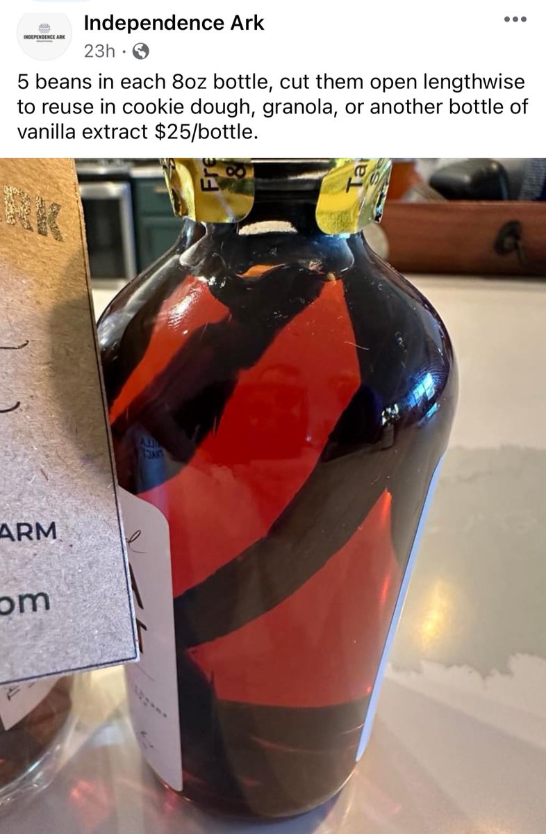 IndependenceArk's tweet photo. #IndependenceArk Farm first product created in the midst of the so called deadly pandemic. Made with Titoβs Vodka and extract from the Grade A vannila bean imported from Madagascar. Cheers and happy thanksgiving from the Independence Ark Farm https://t.co/Ce8n9OBtNz