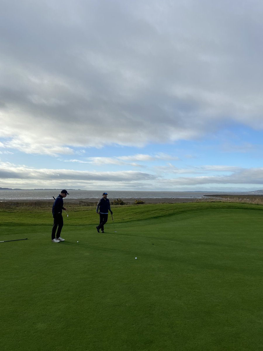 smaley02's tweet image. Big thanks to @AndrewScottLtd for inviting us down to play @MachynysGC today! 

Great course in great condition 💪