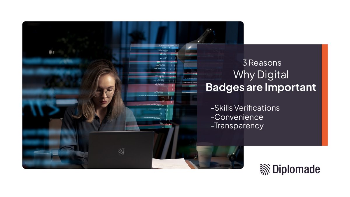 Elevate your skills, embrace convenience, and experience transparency like never before! 🚀 
Ready to redefine your credentials?
Discover more: blog.diplomade.com/digital-creden…
Let's shape the future together! 
#DigitalBadges #SkillVerification #Innovation