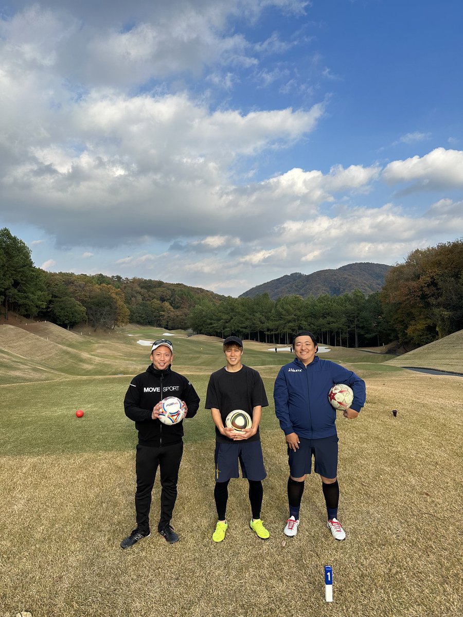 finalizar7's tweet photo. 本日、ファジアーノ岡山の輪笠選手と遂にフットゴルフ✨✨
めちゃくちゃうまくホールインワンも！！
ホールインワン動画はInstagramに！

https://t.co/C2pIryoxjY https://t.co/VoVkrnskKO