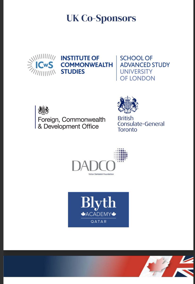 Looking forward to attending the 2023 Canada-United Kingdom Colloquium tomorrow in Toronto: “The Global Order Beyond #Ukraine: Strategic Priorities for #Canada and the #UnitedKingdom - the @ICwS_SAS is proudly a co-sponsor | @SASNews