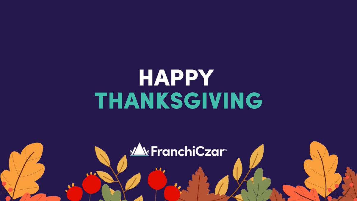 FranchiCzar's tweet photo. So thankful for the wonderful franchise family we have created and continue to watch grow.  Happy Turkey Day! 🦃 https://t.co/E4apvCXLhd