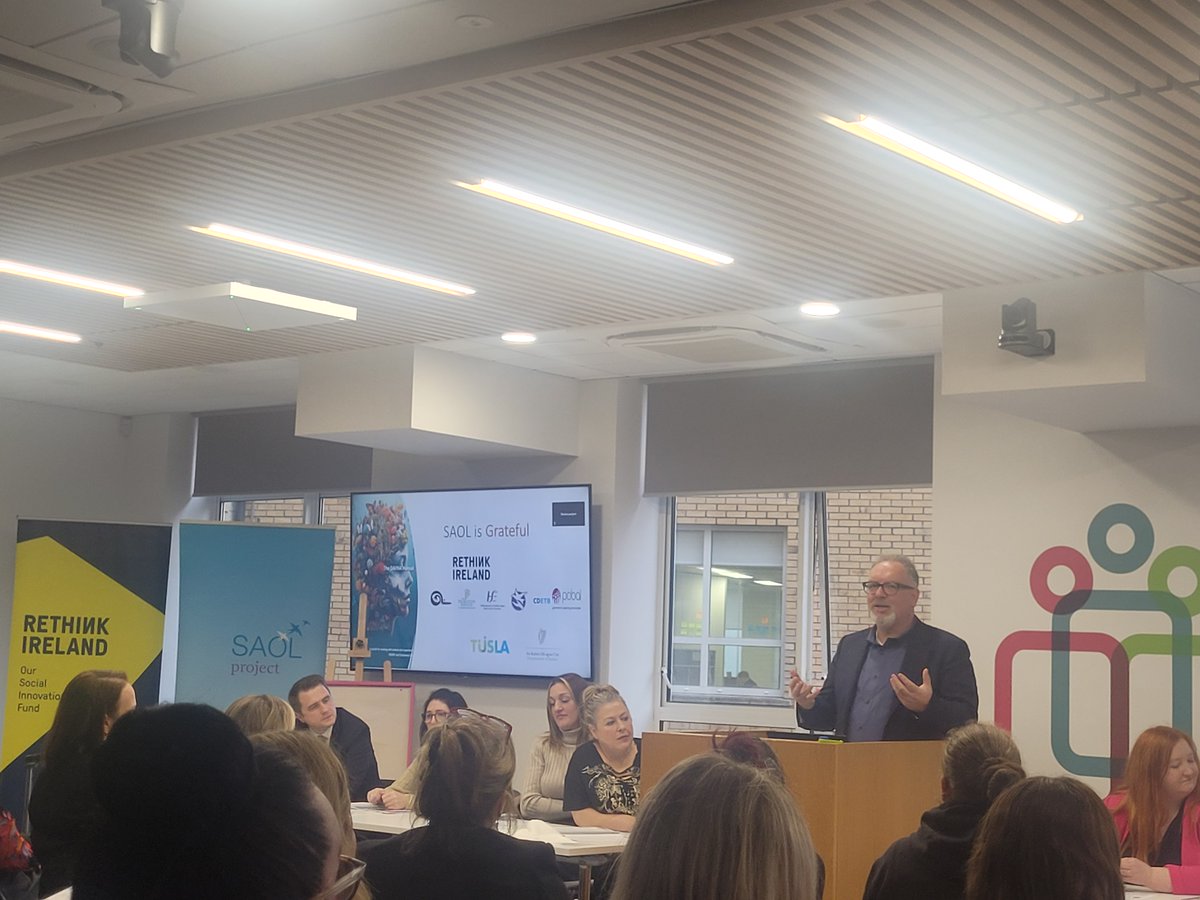 MkeaneA's tweet photo. A privilege to be in attendance at launch of #Project Davina critical thought provoking contributions &amp; conversations on #DSGBV #inspiring Saol Sisters @SAOLprojectIRL @probation_irl https://t.co/Ak0qEjqnwV