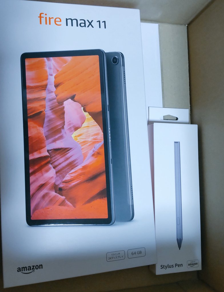 petit_puffin_pr's tweet photo. ふふ😏明日設定します(出来るかな?)
#KindleHD #Kindle #firemax
#メディバンペイント 使ってみます https://t.co/cY2giljyel