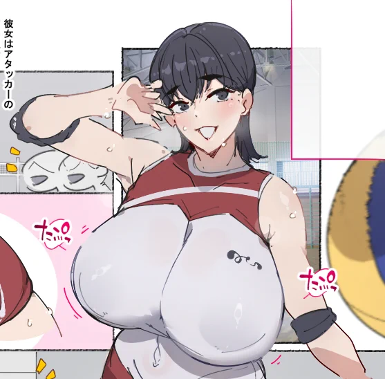 明日の夜にバレーボール部ちゃん(2人目(〇眠))のラフ9ページを投稿予定です! 