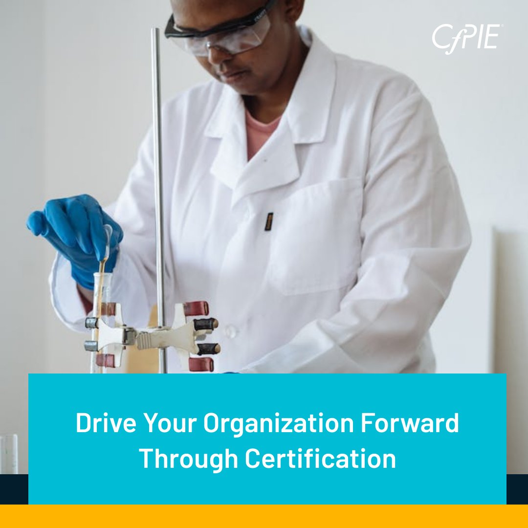 CfPIE's tweet image. Do you work at a pharmaceutical or medical device company looking for ways to build growth from within? 

CfPIE can help with 13 industry-recognized certification tracks that can widen opportunities for personnel professional advancement. cc94.co/3IItZJG #lifesciences