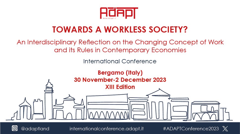 🧵#ADAPTConference2023 one week to go! 🗓️ #Bergamo 30 Non. - 2 Dec. The #ADAPTConference2023 will feature 4 plenary sessions and 15 thematic workshops. Over the 3 days of work, more than 140 speakers from over 20 countries from around the world will intervene!