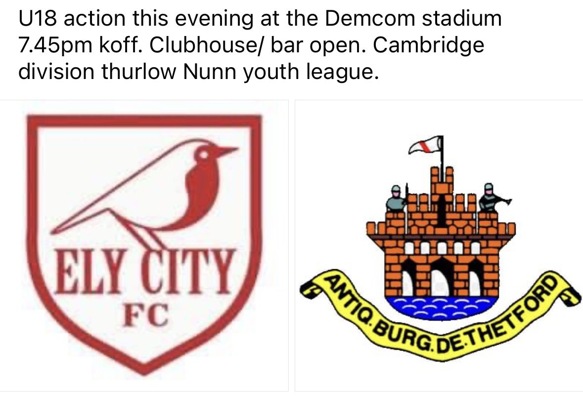 Ely City U18 24/25 (@elycityu18) on Twitter photo 