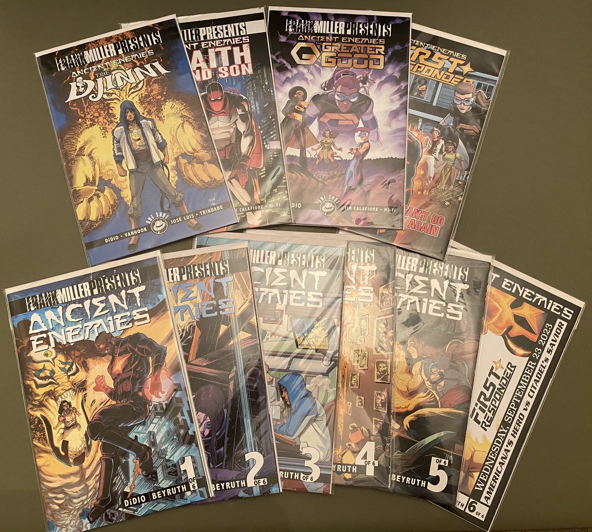 My choice for best comic book of 2023.

Thanks to <a href="/TheRealDanDiDio/">Dan DiDio</a> and <a href="/FMPComics/">Frank Miller Presents</a> for this. I hope there’s more to come from the Ancient Enemies universe.