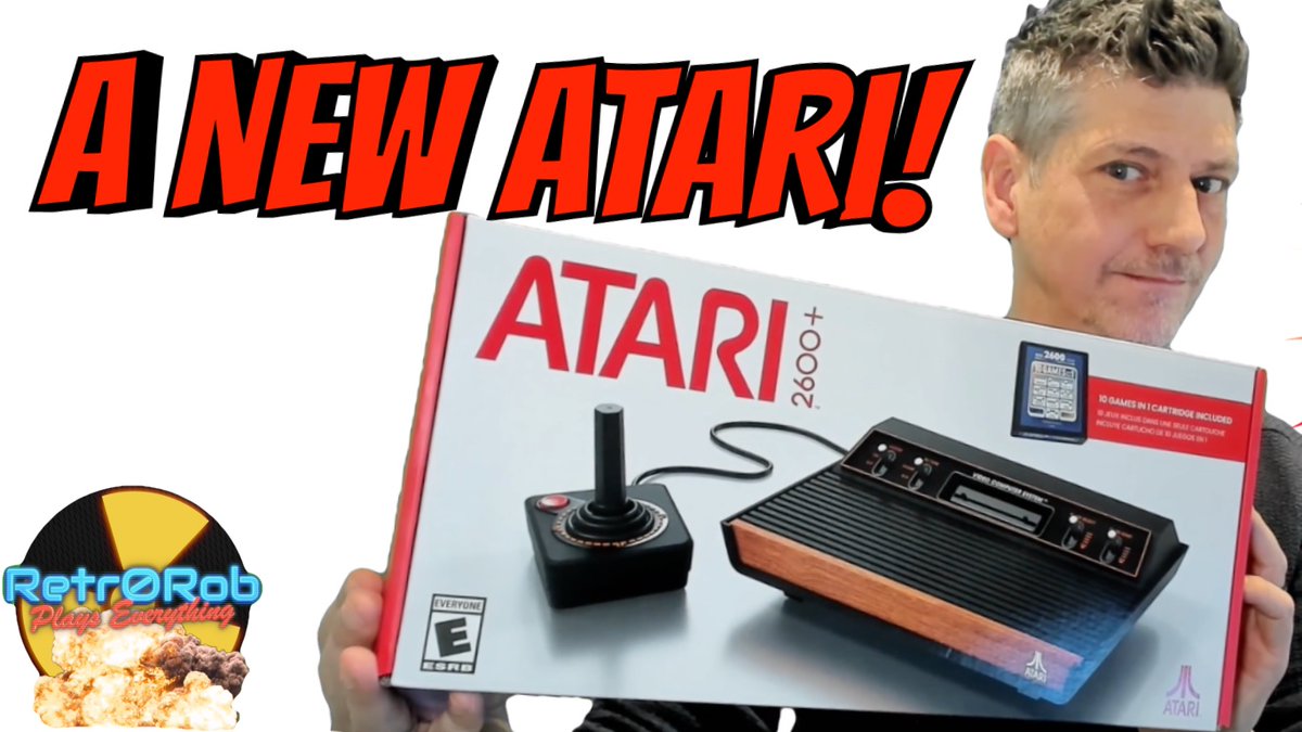 Atari 2600+  Unboxing, Gameplay and Thoughts youtu.be/W8AH89Bg_C0?si… via <a href="/YouTube/">YouTube</a> #atari #retrogaming