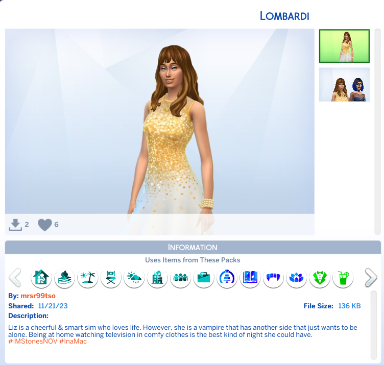 Inamacsims4's tweet photo. Sul Sul! I would like to nominate the following fantastic creations for a #maxisfav
Lombardi by #mrsr99tso
The Citrine Smuggler by #MemoryBugaboo143
Blue and Gold Home by #Smidget1994
Cyp's Blueprint Chall by #briandcreations
Thank you, Dag Dag x https://t.co/0TODmQiDum