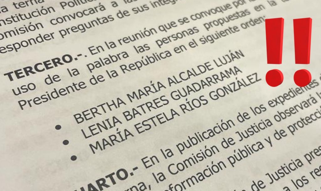 Adelanto mi voto:

Votaré en contra de la terna de <a href="/lopezobrador_/">Andrés Manuel</a> 

No aceptaré nunca que Morena quiera secuestrar a la <a href="/SCJN/">Suprema Corte</a> 

Una ministra empleada del gobierno le hace daño a México.

PORQUE SÉ QUE TE REPRESENTO, MI VOTO SERÁ EN CONTRA.