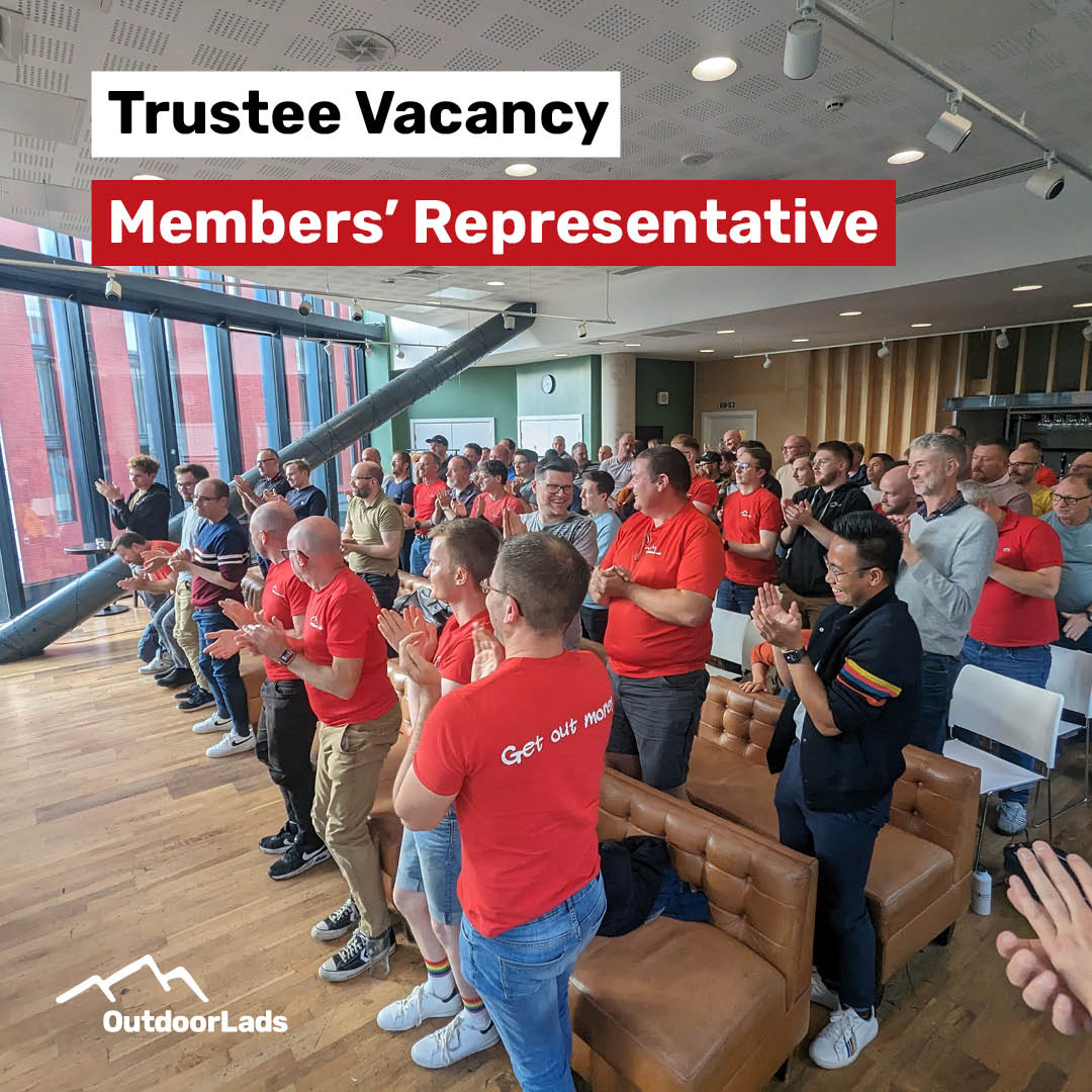 At the upcoming General Meeting we're hoping to elect a new Trustee to represent the membership as a whole. This Trustee will be elected on member votes only.More info and apply: outdoorlads.com/vacancies. Deadline: 9am Tue 28 Nov. Join us on Wed 6th Dec: outdoorlads.com/events/GMDec23