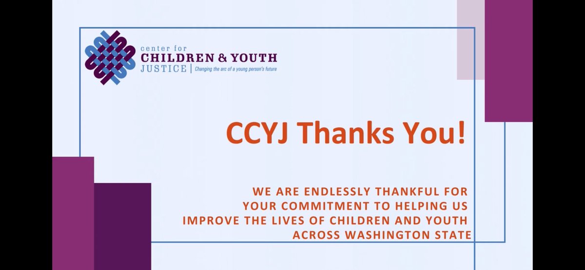 Center for Children and Youth Justice (@ccyj_wa) on Twitter photo CCYJ is Grateful for You! youtu.be/BGI2_p7oVsI?si… via <a href="/YouTube/">YouTube</a> CCYJ is Grateful for You! youtu.be/BGI2_p7oVsI?si… via <a href="/YouTube/">YouTube</a>
