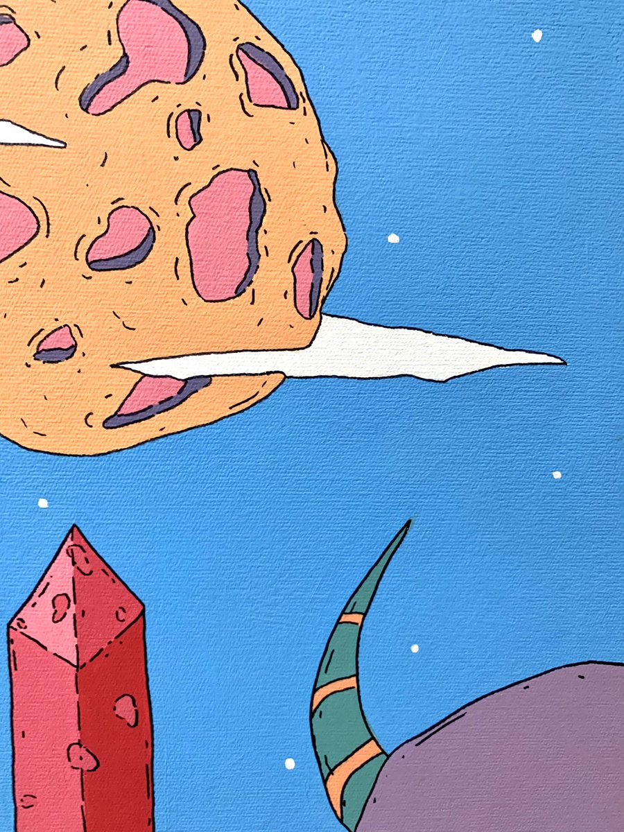 erdinnandus's tweet photo. Let It Devour You

Acrylic &amp; Marker on Canvas 
60 cm x 40 cm
2022
.
Available for purchase ✨
DMs 🤫
.
#WeirdCreatures #Painting #Artwork https://t.co/3QClySVjh2