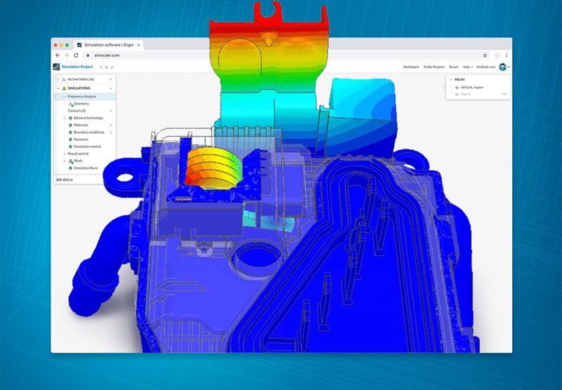 3DCadPortal's tweet image. nuevas funciones para ingenieros de simulación estructural y mecánica, la oferta incluye el análisis de vibraciones a gran escala y los armónicos basados en modos 3dcadportal.com/notas-de-prens… #simscale