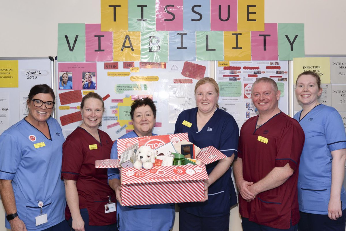 NHSGGC's tweet photo. On Thursday, 16th November, our teams took part in Stop Pressure Ulcer Day 

Stop Pressure Ulcer Day is an annual day that helps bring the knowledge of pressure ulcers to a wider audience.

Our teams held competitions and created information areas to help raise awareness! https://t.co/54vcF2GIqc
