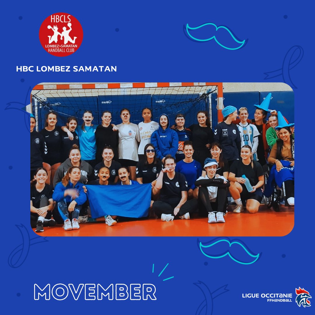 [ MOVEMBER 1ère partie ]  

Les clubs se mobilisent sur le territoire occitan pour la campagne #movember 🥸👏

1️⃣ 📷 : Athletic Club Lodévois Handball
2️⃣ 📷 : Handball Club Espalion
3️⃣ 📷 : Palaja Passion Handball
4️⃣ 📷 : Handball Club Lombez Samatan