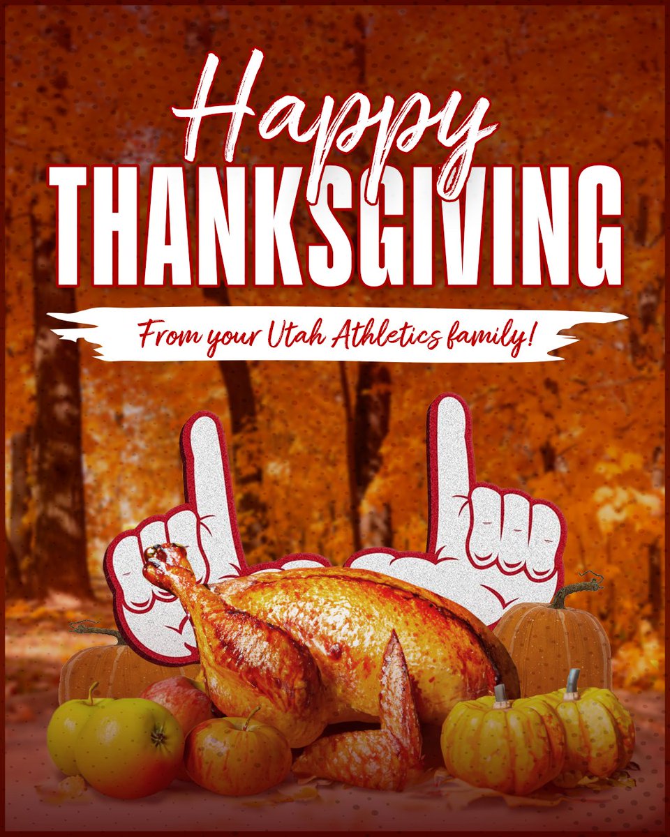 Wishing you all a safe and happy Thanksgiving! 🦃 #GoUtes