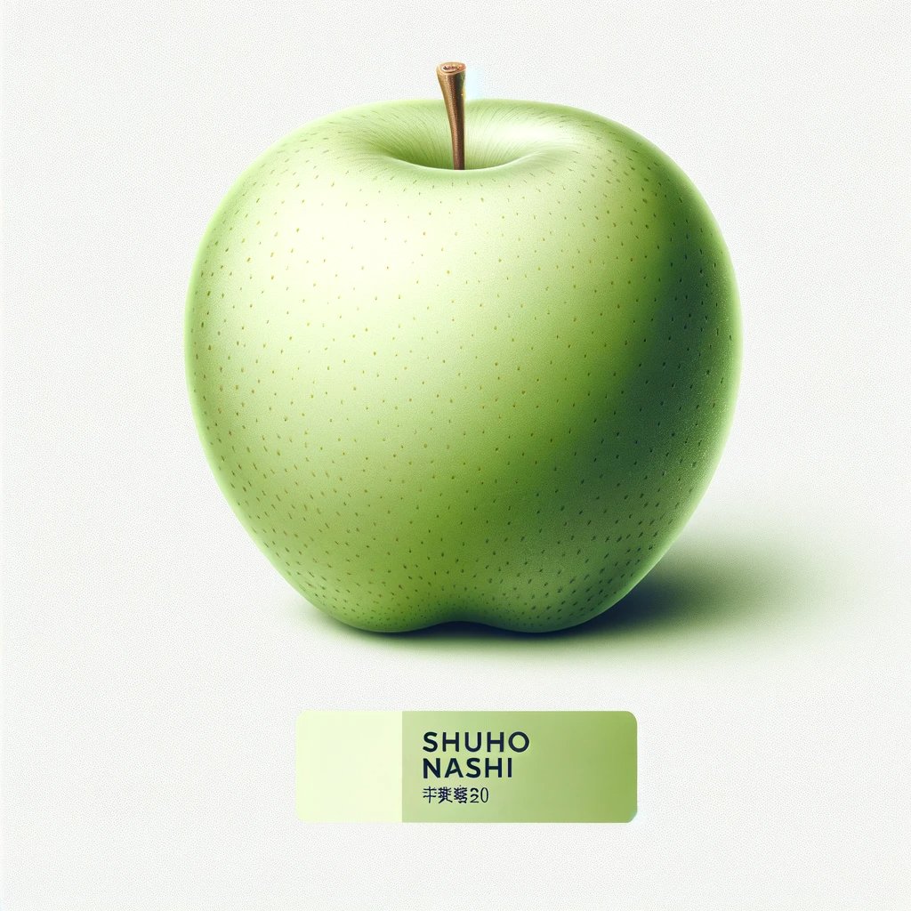 toku4ma3wasabi's tweet photo. ちなみに、指示文は日本語(色名だけ英語)で、
梨の「皮の模様」のlight green(#90ee90)のリンゴ
・light green → 色名
・(#90ee90) →(カラーコード)で作りました。 https://t.co/OL6x3xWhGo