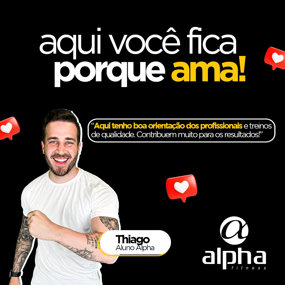 Aqui você fica porque ama!